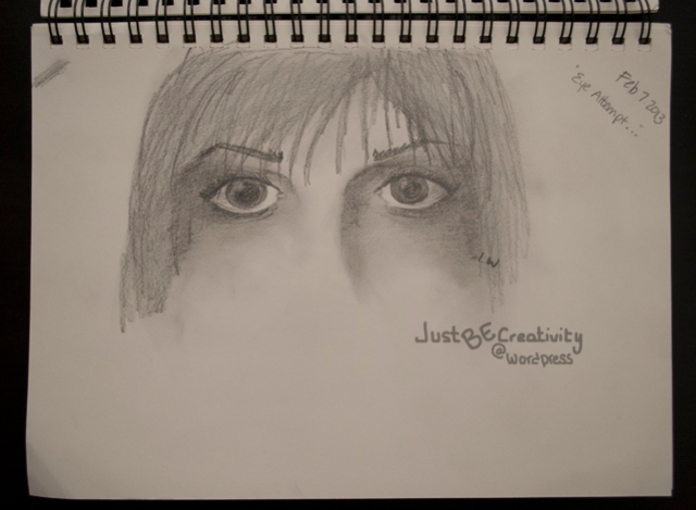 Eye Attempt... Graphite on Paper. February 7, 2013