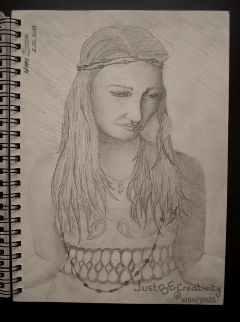 Mary. Graphite on Paper. February 20, 2013