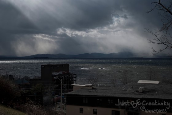 Heavy Skies and Strong Winds. Thursday, January 31, 2013.