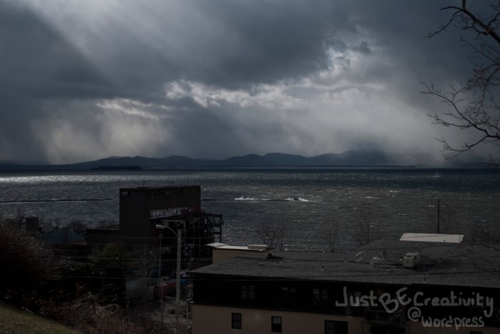 Heavy Skies and Strong Winds.Thursday, January 31, 2013.