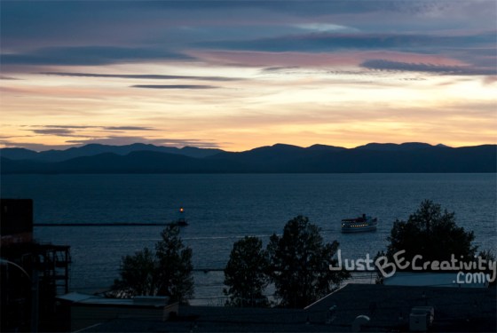 Crossing Champlain. Photograph. September 2013. 